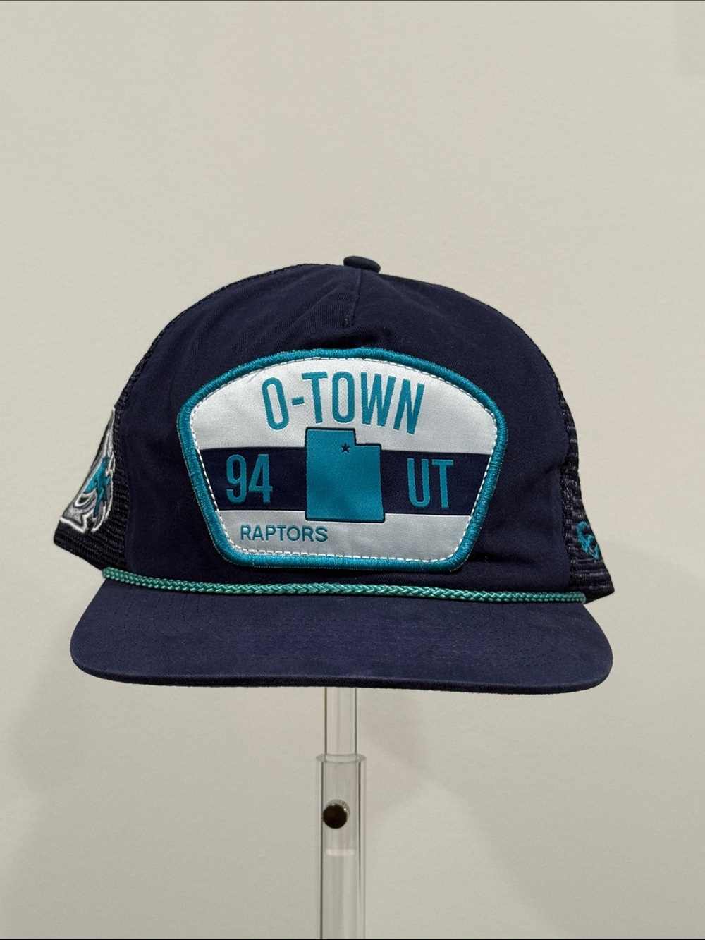 OC Sports Ogden Raptors Patch MiLB Adjustable Cap Mesh Snapback Rope Detail OSFM